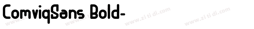 ComviqSans Bold字体转换 ComviqSans Bold字体转换